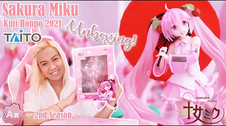 Sakura Miku 2021 Taito Kuji Honpo 2nd Season 桜ミク (A Prize) I BROKE IT! | Review and Unboxing 22