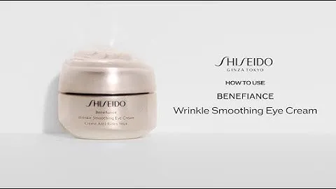 How To Use Benefiance Wrinkle Smooth Eye Cream | Shiseido