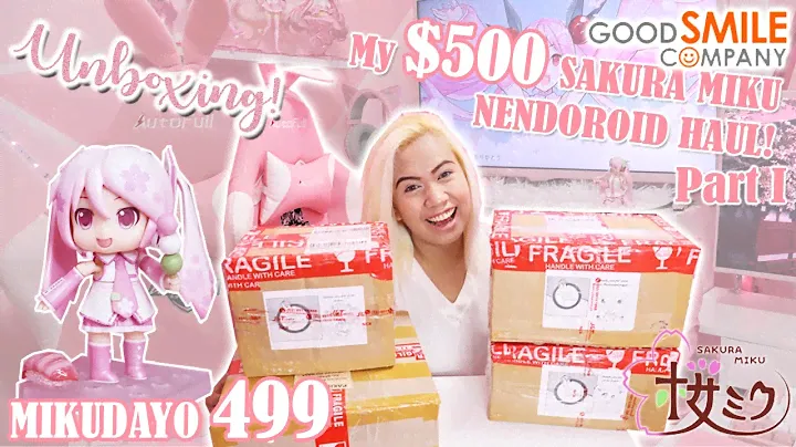 $500 Sakura Miku HAUL Part 1/4 | Good Smile Company Nendoroid 桜ミク | Review and Unboxing 33