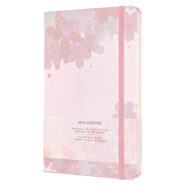 Блокнот Moleskine LE Sakura Large, 240 стр., розовый, нелинованный-0