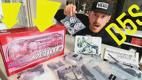 SAKURA D5S 1/10 RWD RC DRIFT CAR KIT FROM 3RACING WHATS IN THE BOX??
