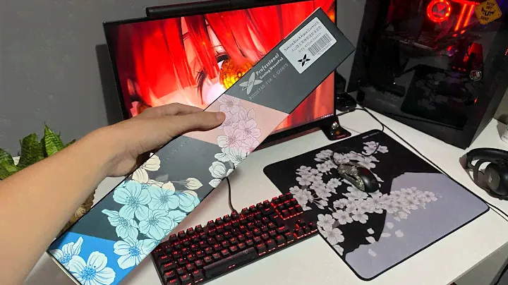 O MELHOR MOUSEPAD POR 150 REAIS!! AQUA CONTROL II SAKURA NIGHT