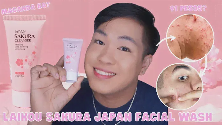 LAIKOU JAPAN SAKURA FACIAL CLEANSER REVIEW PHILIPPINES / IS IT WORTH TO BUY OR NOT?