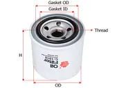 SAKURA C-1016 Фильтр масляный SAKURA C-1016