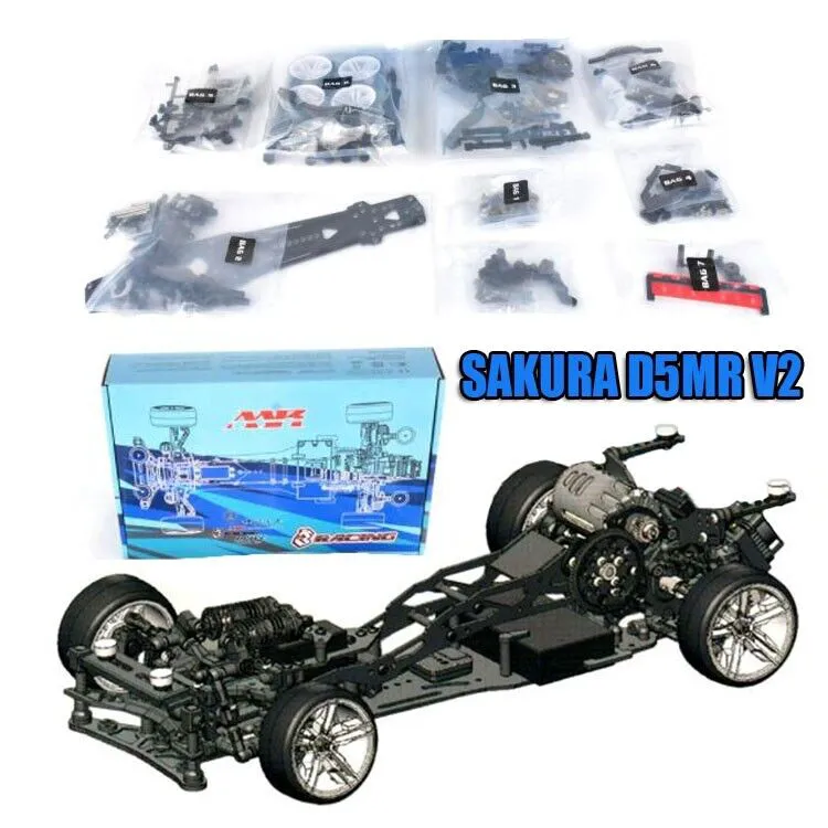 3RACING Sakura D5S MR V2 KIT 1/10 Rear Drive Racing Drift Car Frame RC Model-0