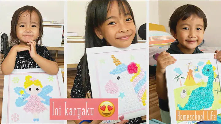 Mengasah Kesabaran dan Kreativitas bersama BeezyKids | Kegiatan Zara Cute dan Kenzo Sakura