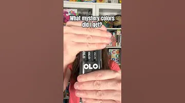 What mystery colors did I get from OLO this month?