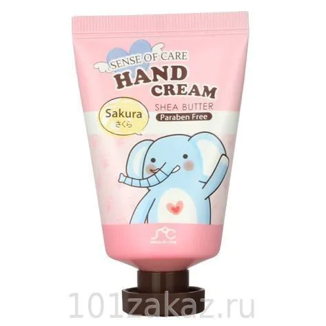 Крем для рук с маслом ши и сакурой. Rainbow SoC Hand Cream Shea Butter Sakura 35g.